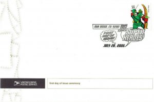 USPS First Day Ceremony Program #4084n Green Arrow Cover DC Comics 2006