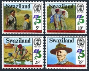 Swaziland 418-422,MNH.Michel 415-418,Bl.5. Scouting Year 1982.Lord Baden-Powell.
