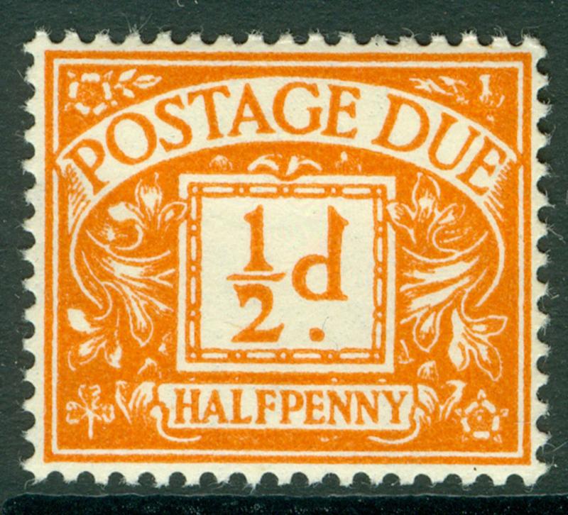 SG D46, ½d bright orange, NH MINT. WMK EDWARD E2R