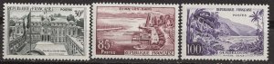 France # 907-909  Scenic Views   1959    (3)  Mint NH