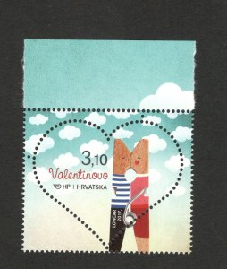 CROATIA-MNH**   STAMP-VALENTINE'S DAY-2017.