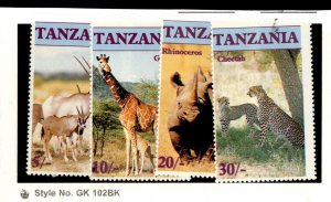 Tanzania #319-322  Single (Complete Set) (Animals)