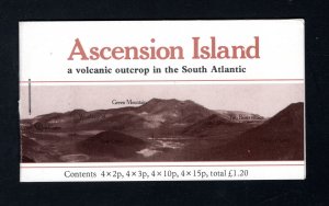 Ascension,  Scott #275,276,280,282, Booklet, VF, MNH, CV $15.00  ....... 0320083