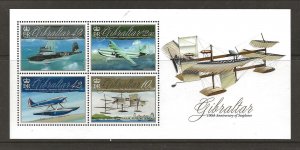  Gibraltar Sc 1243 NH issue of 2010-Aviations - Sc$16 