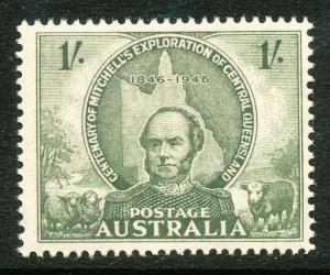 Australia #205 mint hinged, Sir Thomas Mitchell