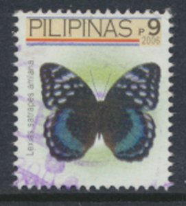 Philippines Sc# 3032  - Used  Butterflies inscribed 2006  see details & scan