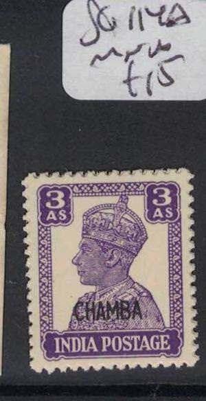 India Chamba SG 114a MNH (4drl)