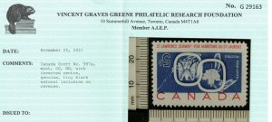 Canada #387a Extra Fine Never Hinged Inverted Seaway **With Certificate**