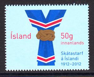 Iceland 2012 MNH Scott #1270 Scouting in Iceland 100 Years