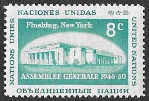 UN New York SC 70 - General Assembly in Flushing, NY - MNH - 1959