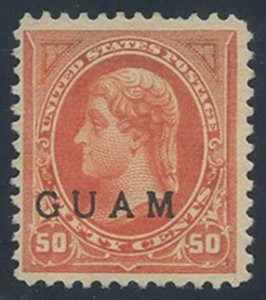 US  Guam Scott #11 Mint, F, No Gum