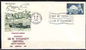 Canada, Scott cat. 438. Medical Missionary issue. First day cover. ^