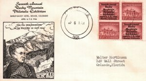 1806 - 1956 SESQUICENTENNIAL OF THE DISCOVERY OF PIKE'S PEAK CACHET COVER 1956