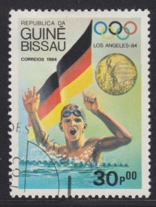 Guinea-Bissau 616 Flag, Medal & Olympic Winner 1984