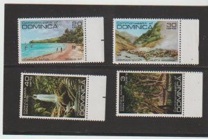 Dominica  Scott #689-692 MNH Waterfalls