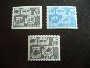 Stamps - Sweden - Scott# 808-810 - Mint Never Hinged Set of 3 Stamps