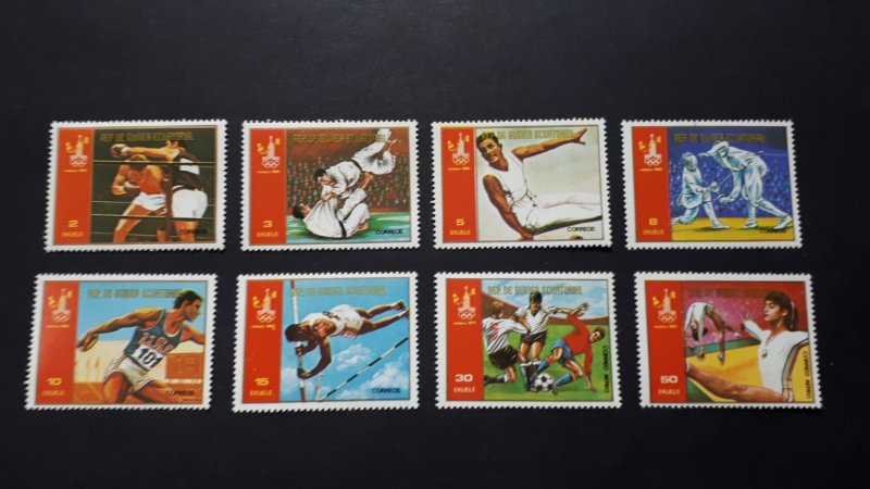 Sport - Olympic Games Moscow 1980. - Equatorial Guinea 1978. - Compl set ** MNH