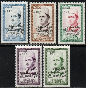 Morocco Sc #B1-B5 Mint Hinged