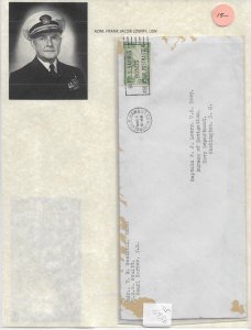 1939 CDR T. Westrall, USS Pruitt to Capt Frank Lowery, Washington DC (52079)