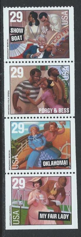 UNITED STATES SC# 2767-70 F-VF MNH 1993
