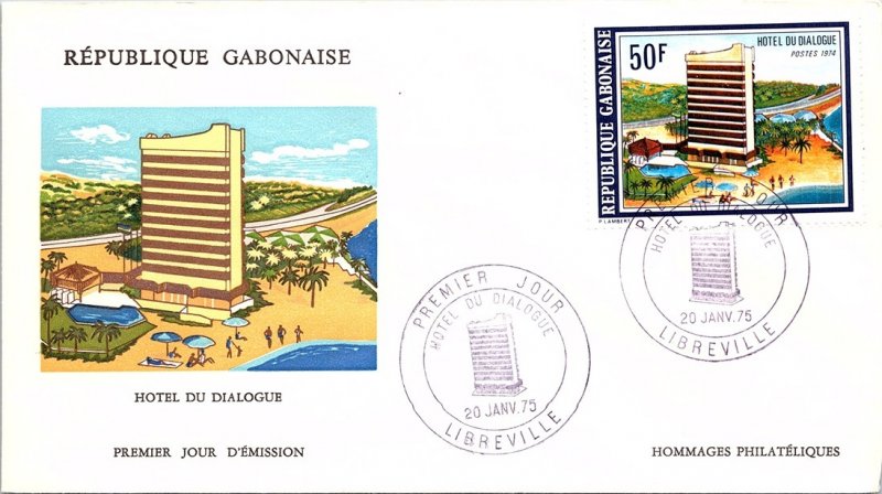 Gabon, Worldwide First Day Cover