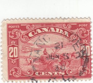 Canada - Scott #157 - 20 cent Dark Carmine - Used