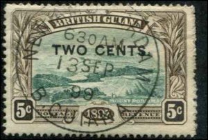 British Guiana SC# 157 Mt Roraima 5c CDS