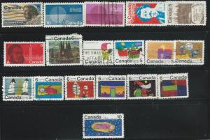 Canada #512-529 (U) CV. $5.35