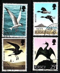 Jersey-Sc#129-32- id8-used set-Birds-1975-