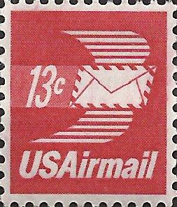 # C79 MINT NEVER HINGED WINGED LETTER