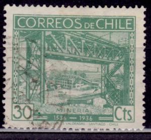 Chile, 1936, Mining, 30c, Scott# 190, used