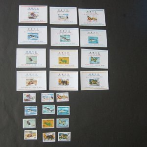 Korea 1966 Sc 493-504,493a-504a set MNH