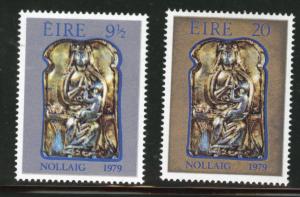 Ireland Scott 461-2 MNH** Christmas stamp set 1979