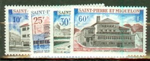 HU: St Pierre & Miquelon 385-8 mint CV $41.75