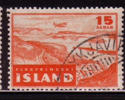 Iceland #C21 (U) CV $1.75