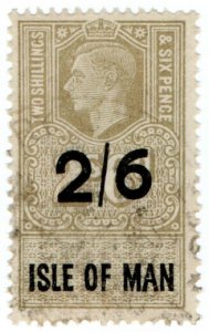(I.B) George VI Revenue : Isle of Man 2/6d