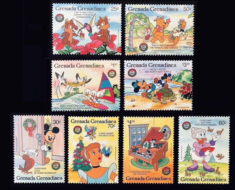 Grenada Grenadines Scott 792-799 Mint never hinged.