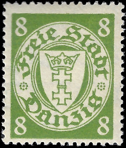 Danzig 1924 Sc 172  MNH F