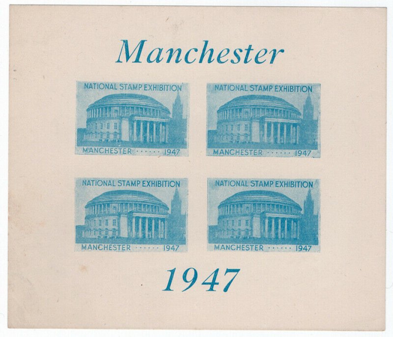 (I.B) Cinderella Collection : National Stamp Exhibition (Manchester 1947)