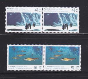 Australia 1182-1183 Pairs Set MNH Antarctic Research (C)