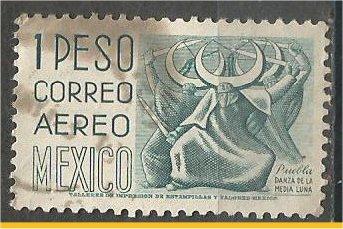 MEXICO, 1950, used 1p, Definitive Scott C195