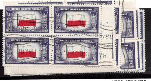 909-21 Used... Set of Blocks of 4... SCV $13.00