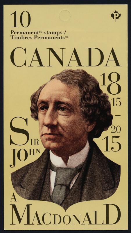 Canada 2804a Booklet MNH Sir John A MacDonald