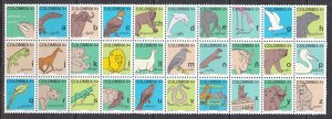 Colombia, Fauna, Animals, Birds, Reptiles MNH / 1980