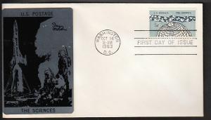 U.S. 1237 Sciences (Sarzin) U/A FDC  