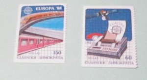 Greece - 1621-22, MNH Set. Europa 1988. SCV - $10.50