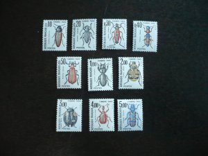 Stamps - France - Scott# J106-J115 - Mint Never Hinged Set of 10 Stamps