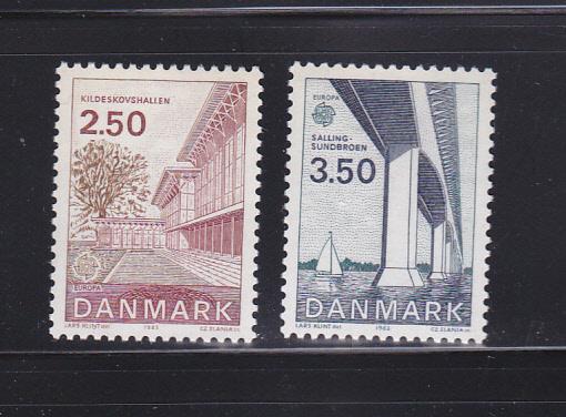 Denmark 738-739 Set MNH Europa (B)
