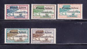 Wallis and Futuna Islands 94-95, 97-99 MHR Ships