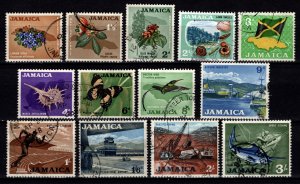 Jamaica 1964-68 Pictorial Definitive Issue, Part Set to 3s [Used]